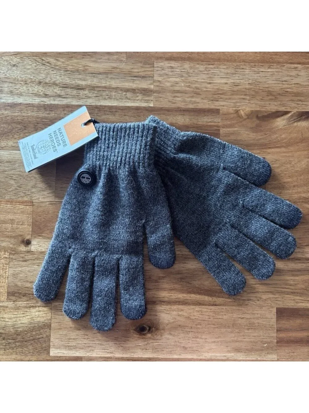 Timberland‎ Women’s Winter Gloves Gray ONE SIZE Fits XS- SMALL - MEDIUM NWT